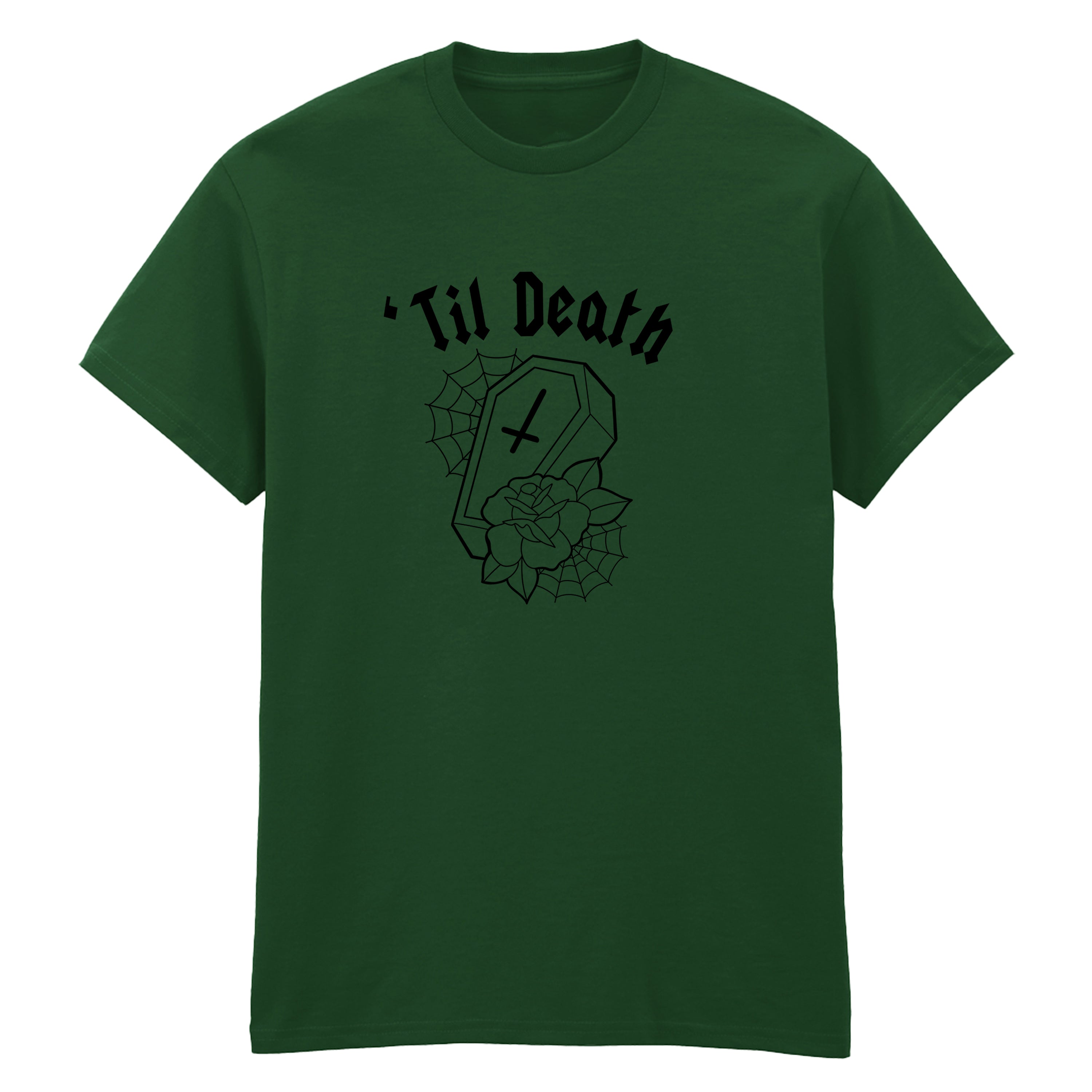 TIL DEATH COFFIN T-SHIRT