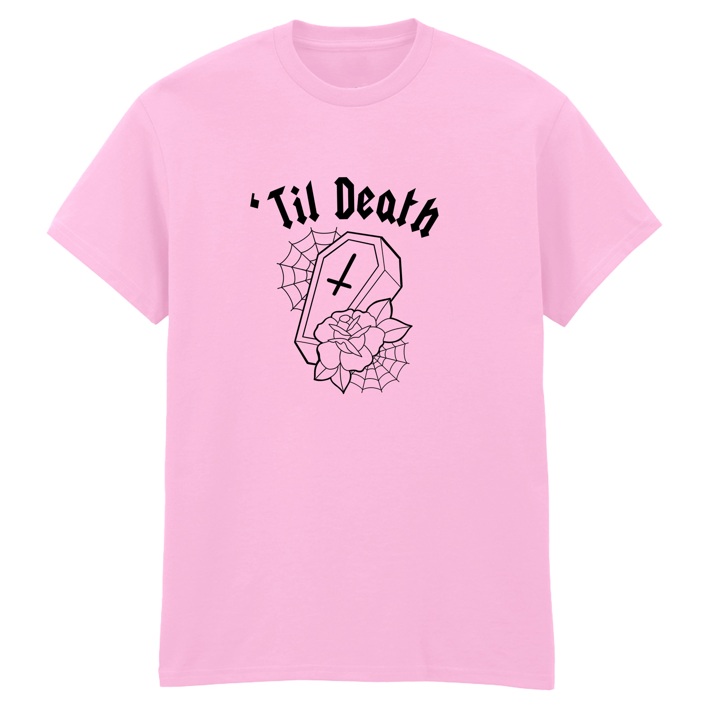TIL DEATH COFFIN T-SHIRT