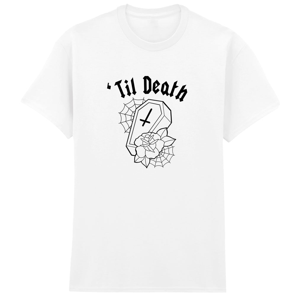 TIL DEATH COFFIN T-SHIRT