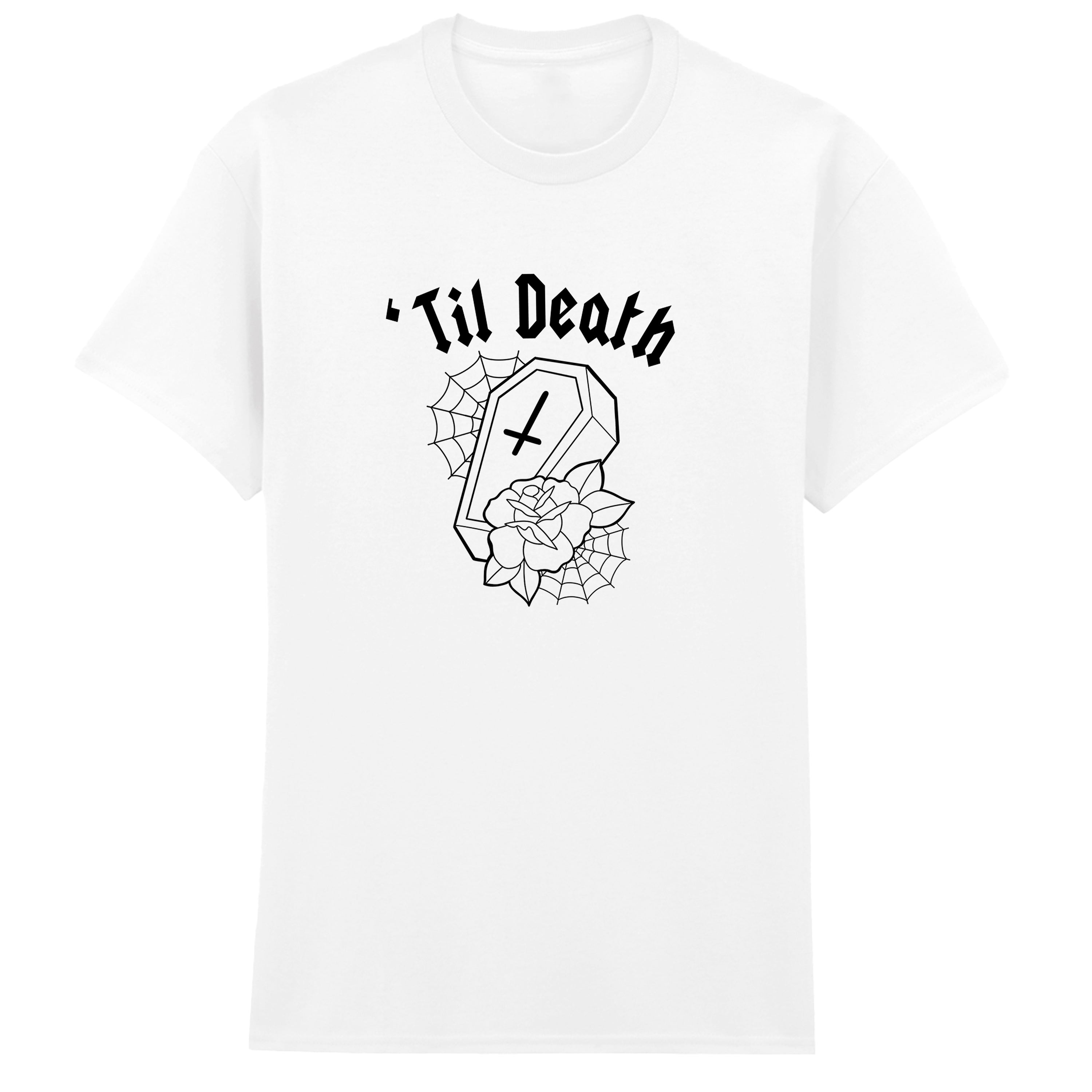 TIL DEATH COFFIN T-SHIRT