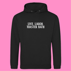 LIVE, LAUGH. TOASTER BATH HOODIE