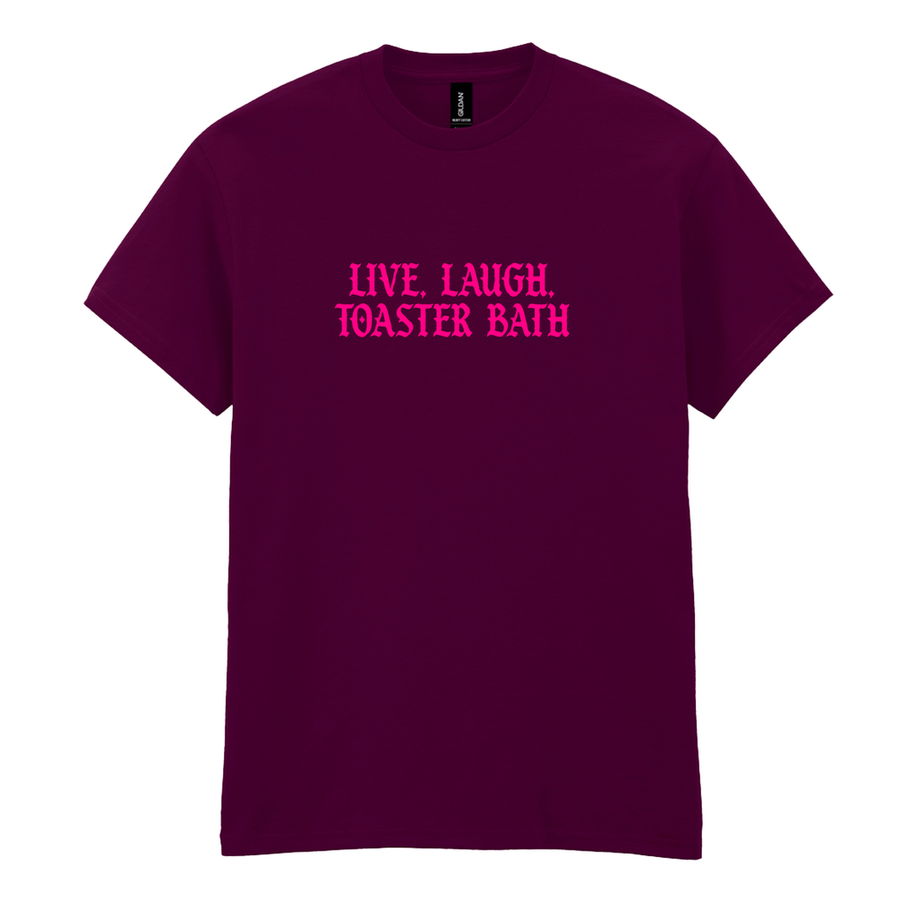 LIVE, LAUGH, TOASTER BATH T-SHIRT