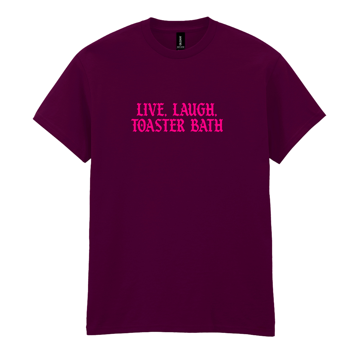 LIVE, LAUGH, TOASTER BATH T-SHIRT
