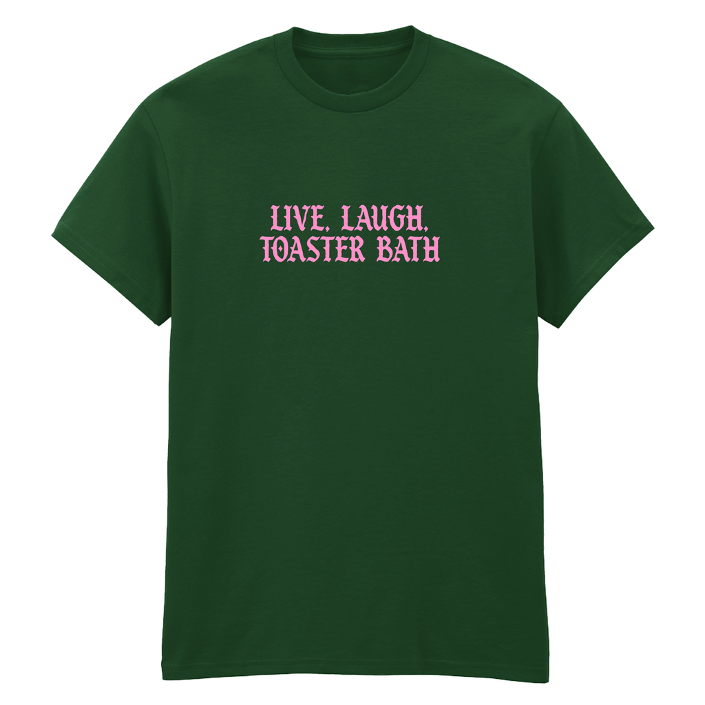 LIVE, LAUGH, TOASTER BATH T-SHIRT