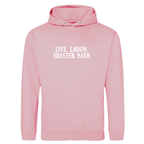 LIVE, LAUGH. TOASTER BATH HOODIE