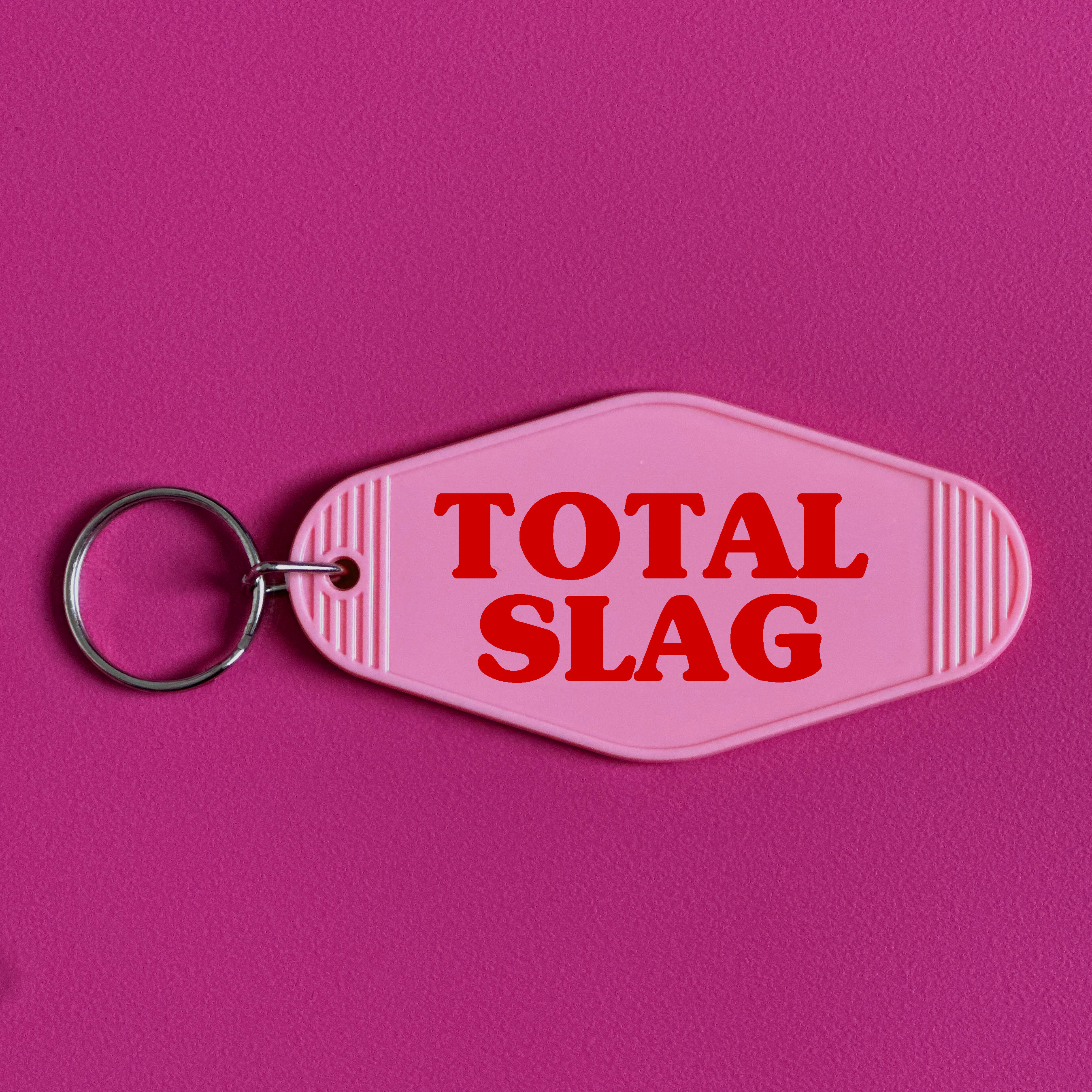 TOTAL SLAG KEYRING