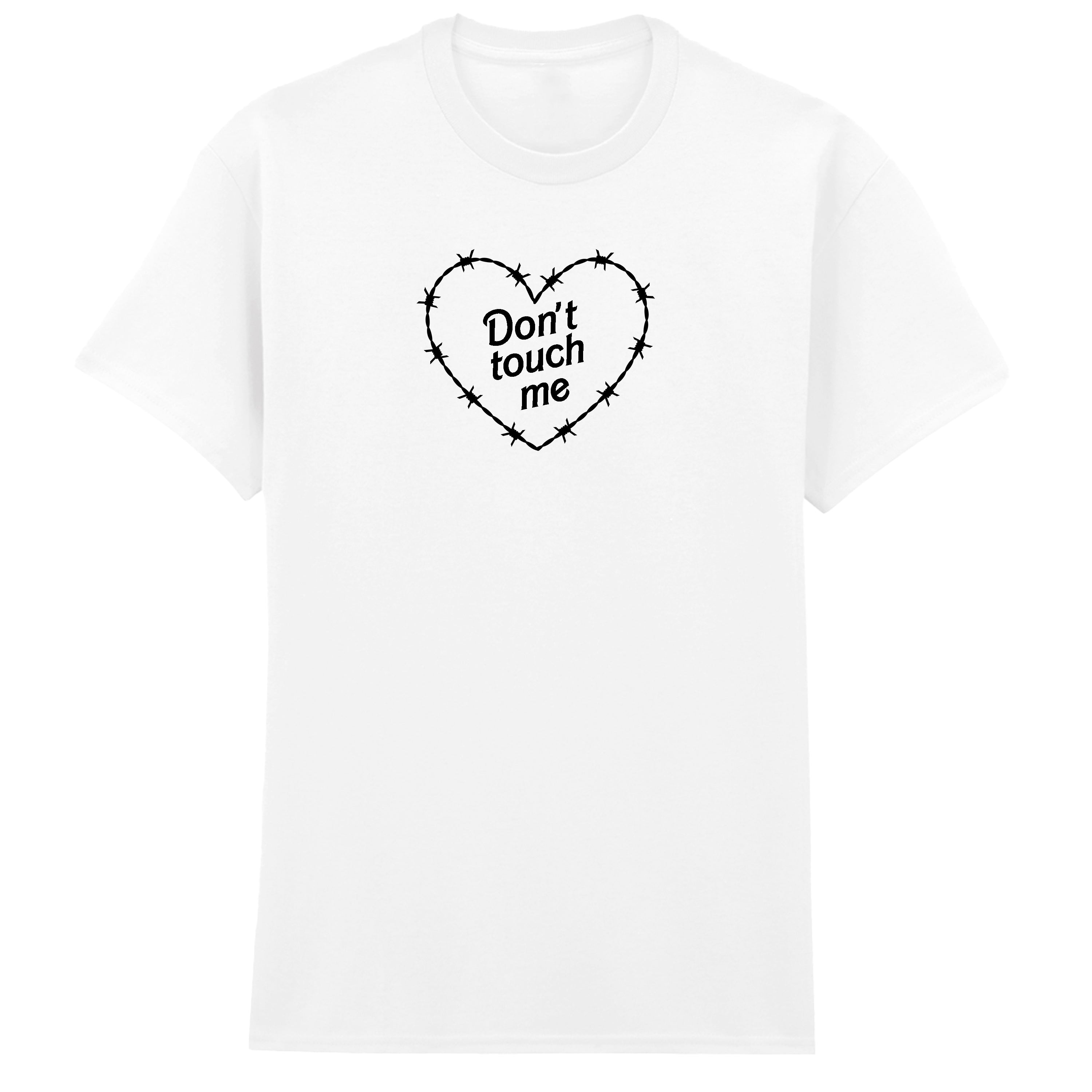 DON'T TOUCH ME HEART T-SHIRT