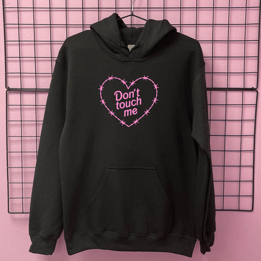 DON'T TOUCH ME BARBED HEART HOODIE