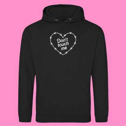 DON'T TOUCH ME BARBED HEART HOODIE