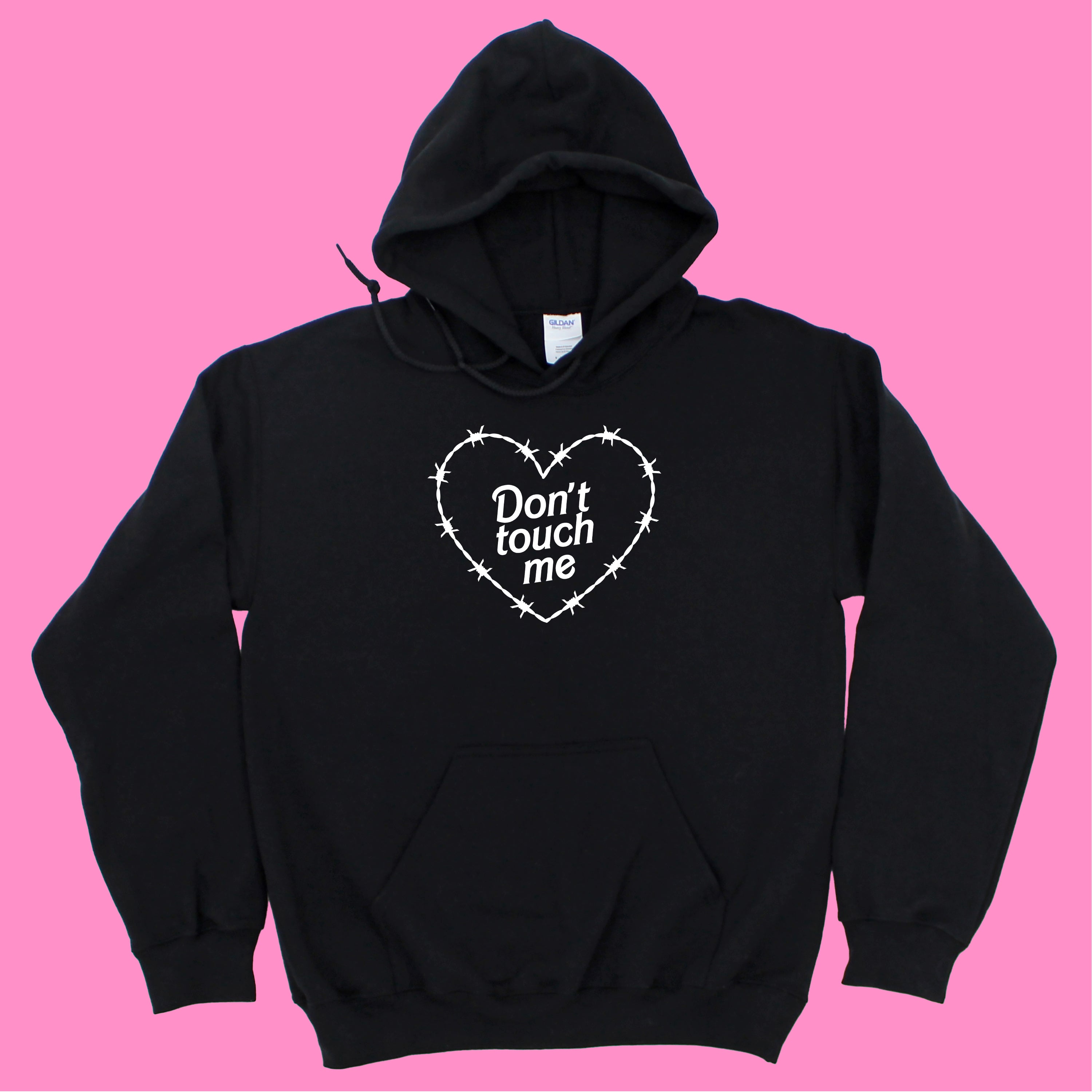 DON'T TOUCH ME KIDS HOODIE