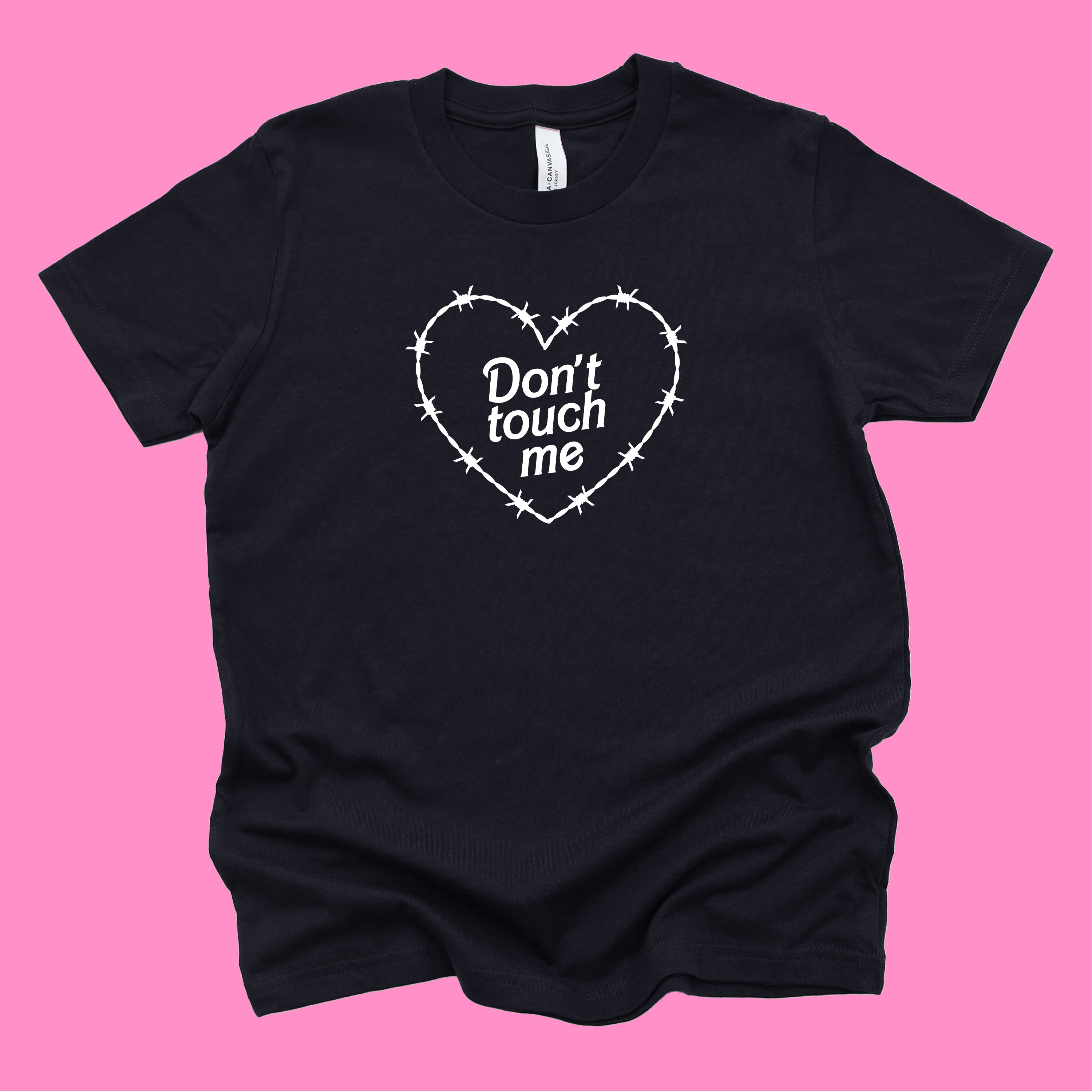 DON'T TOUCH ME KIDS T-SHIRT