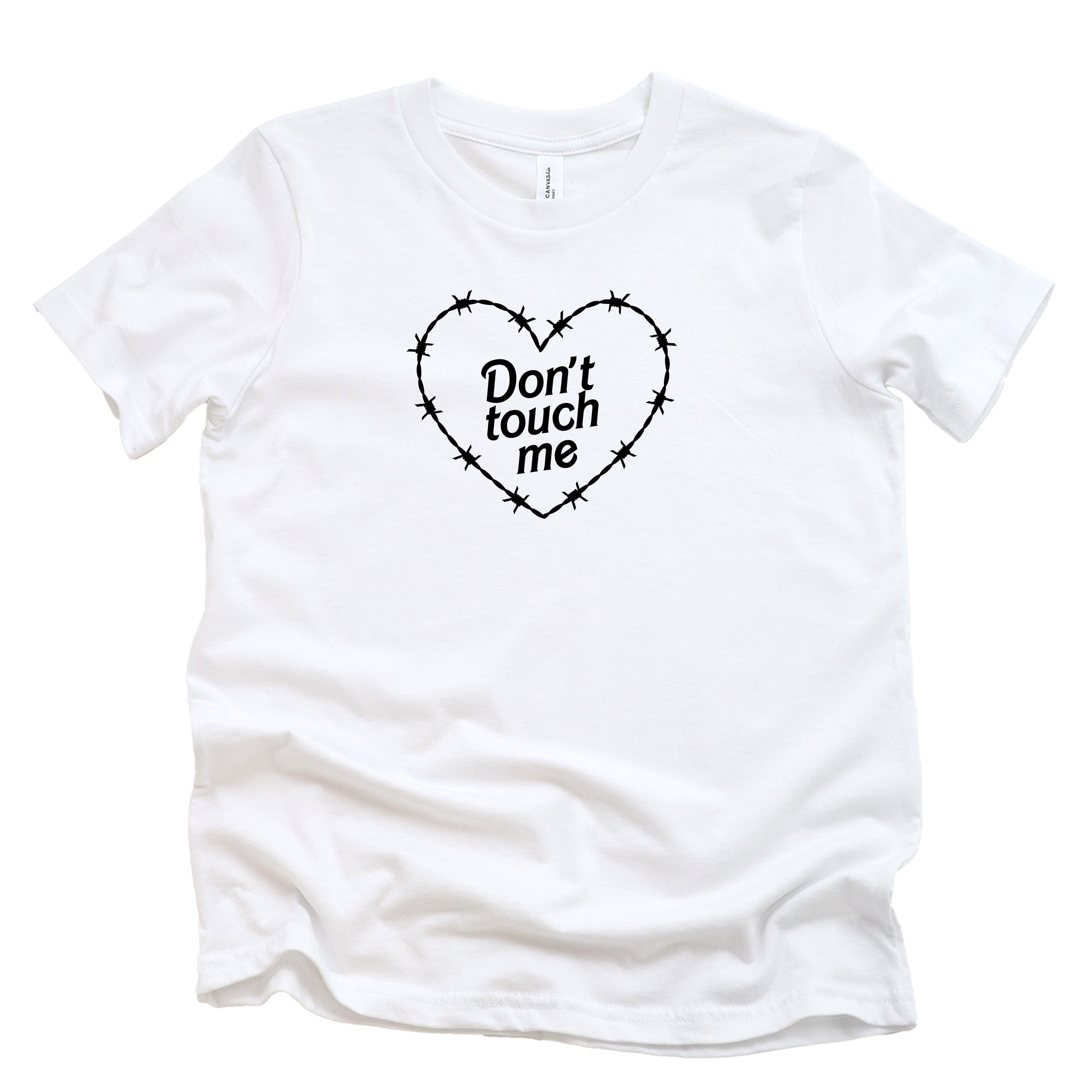 DON'T TOUCH ME KIDS T-SHIRT