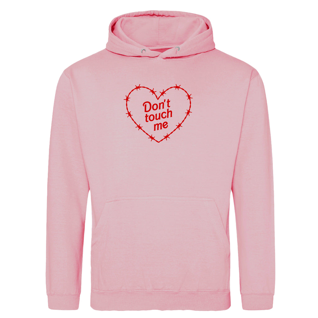 DON'T TOUCH ME BARBED HEART HOODIE