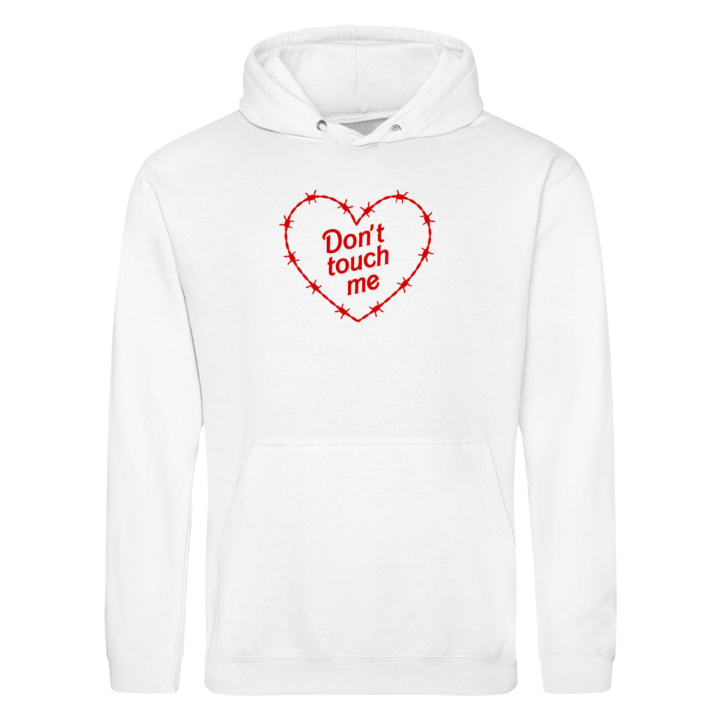 DON'T TOUCH ME BARBED HEART HOODIE