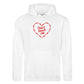 DON'T TOUCH ME BARBED HEART HOODIE