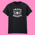 TRANS RIGHTS FLOWER T-SHIRT