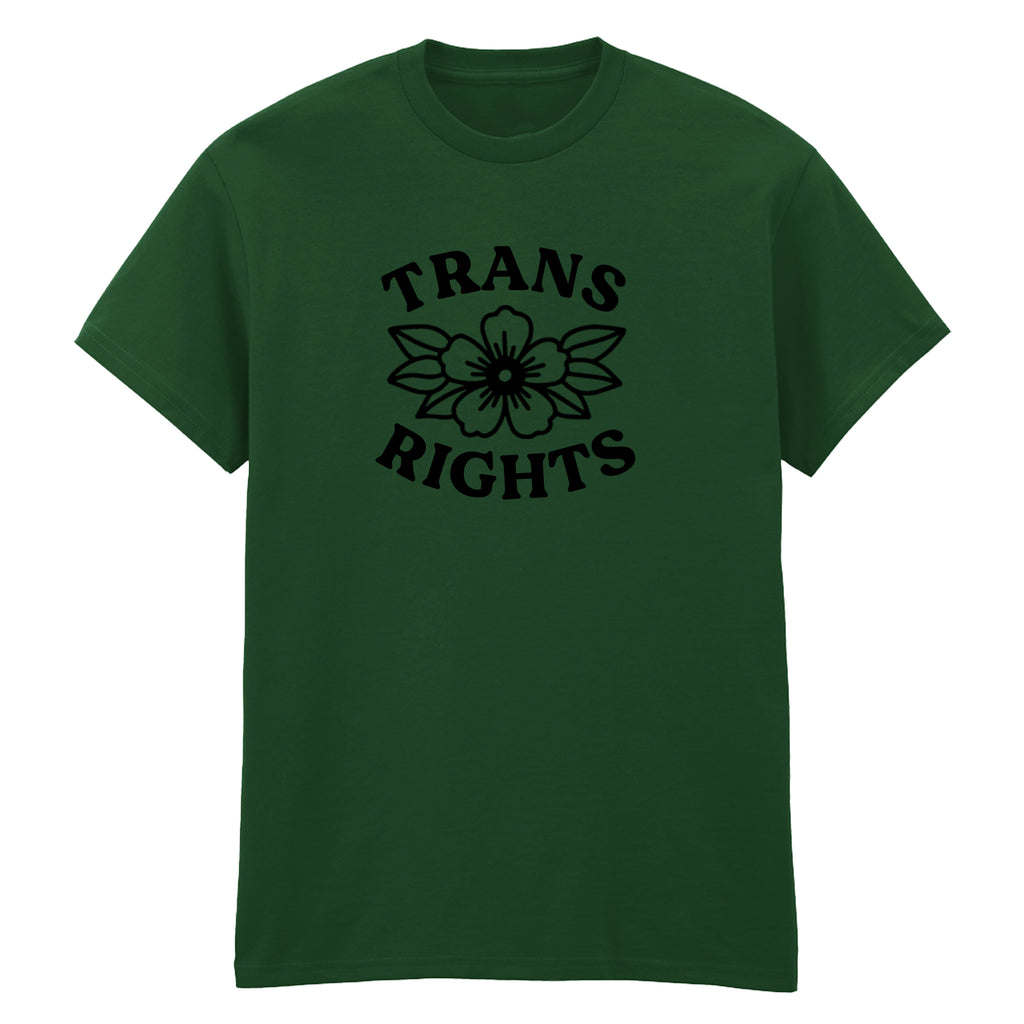 TRANS RIGHTS FLOWER T-SHIRT