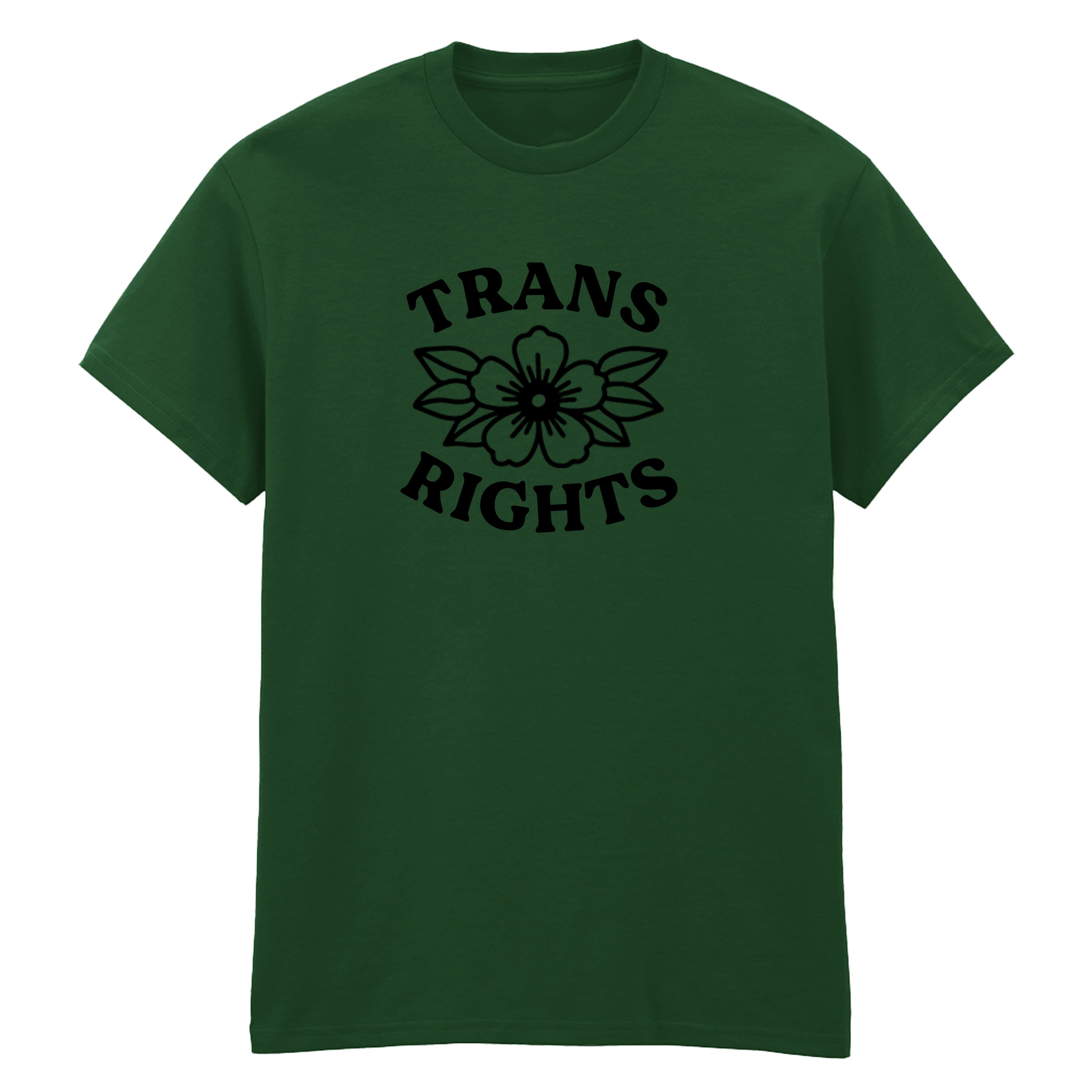 TRANS RIGHTS FLOWER T-SHIRT