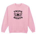 TRANS RIGHTS FLOWER SWEATSHIRT