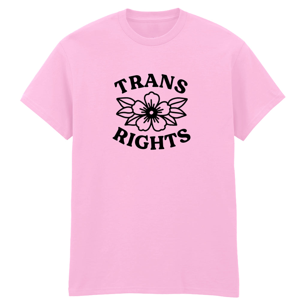 TRANS RIGHTS FLOWER T-SHIRT