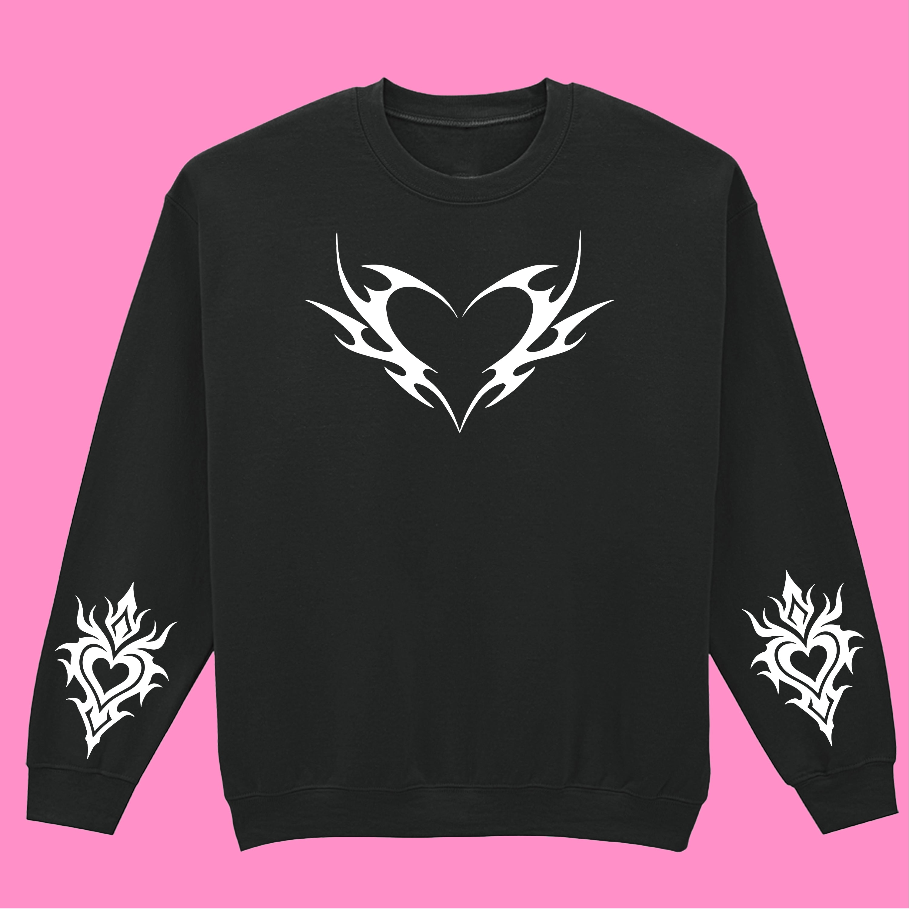 TRIBAL HEART SWEATSHIRT