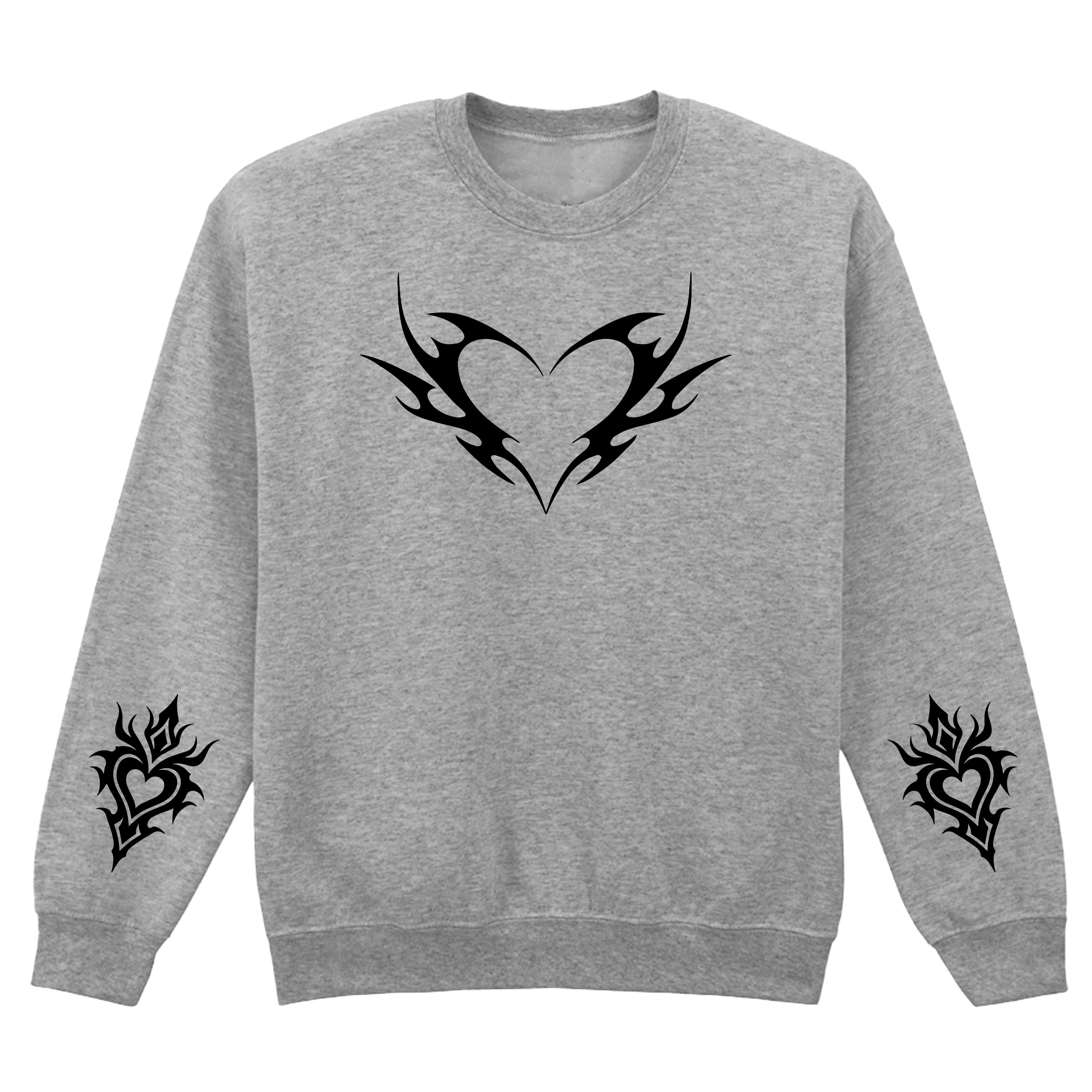 TRIBAL HEART SWEATSHIRT