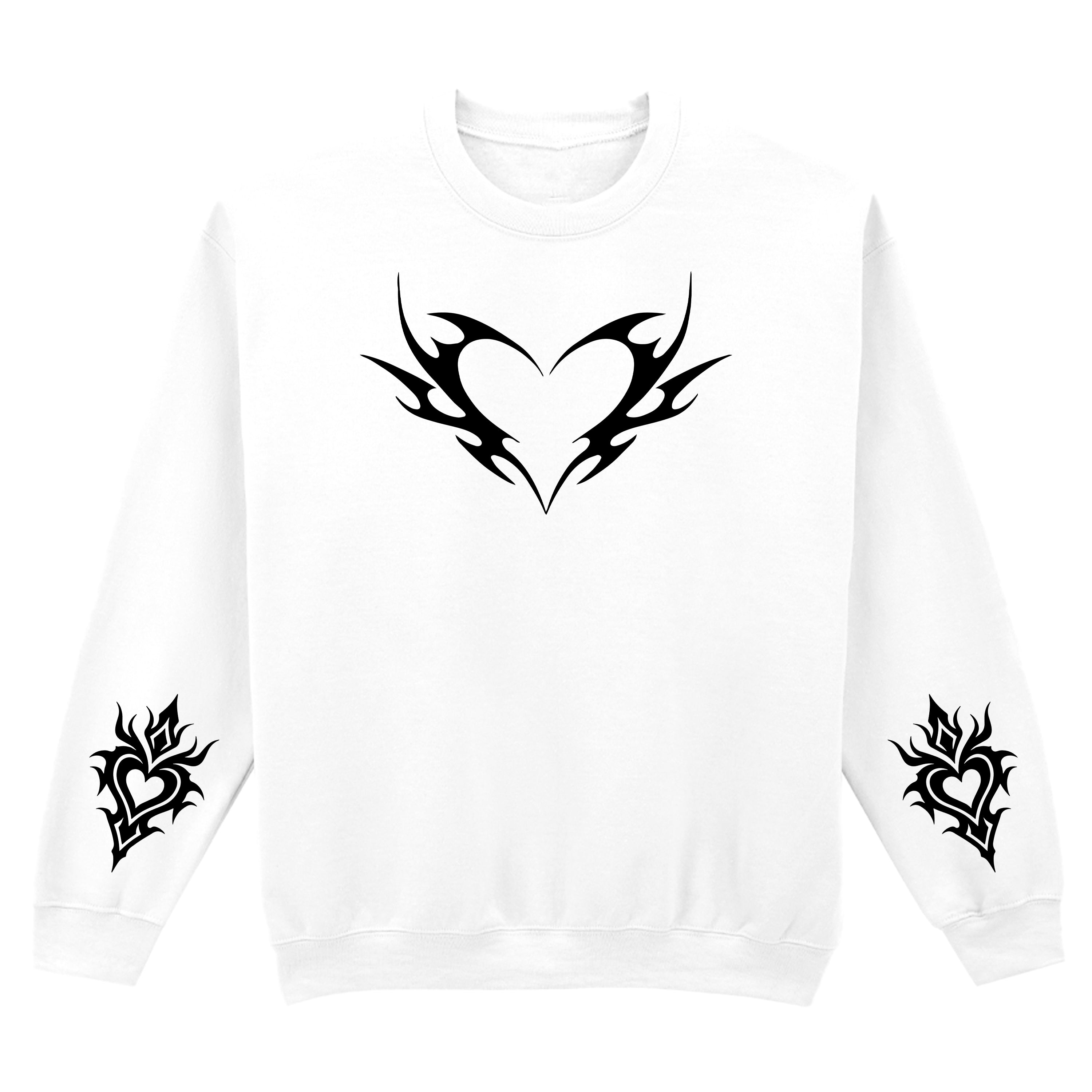 TRIBAL HEART SWEATSHIRT