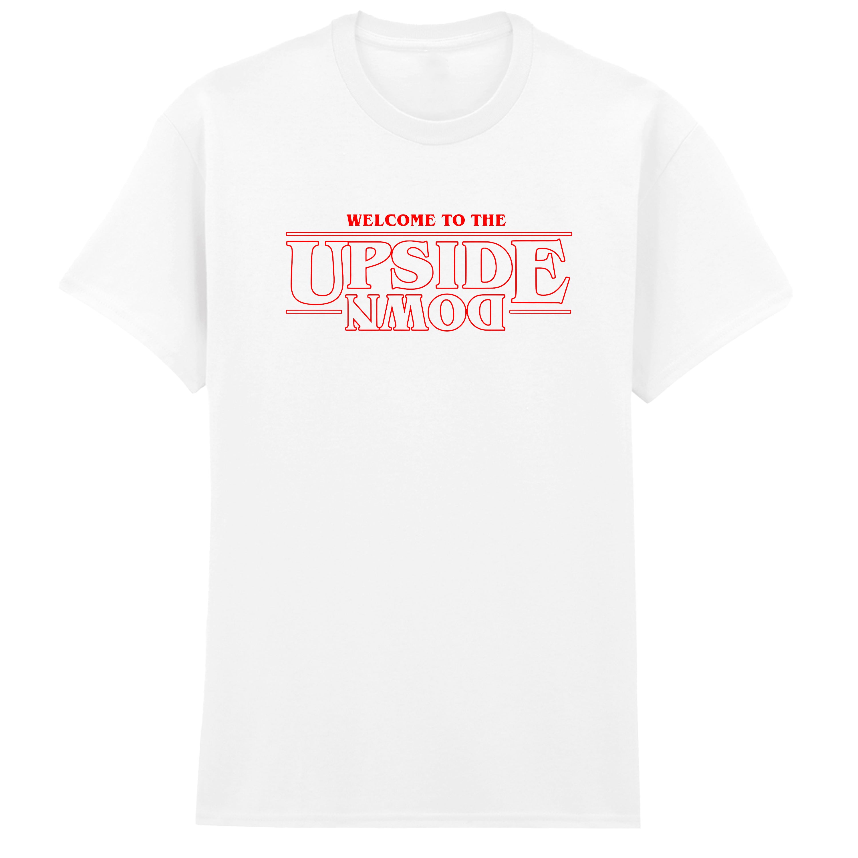 WELCOME TO THE UPSIDE DOWN STRANGER THINGS T-SHIRT