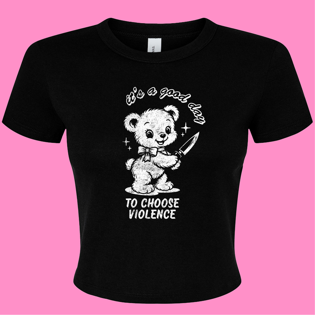 CHOOSE VIOLENCE BABY T-SHIRT