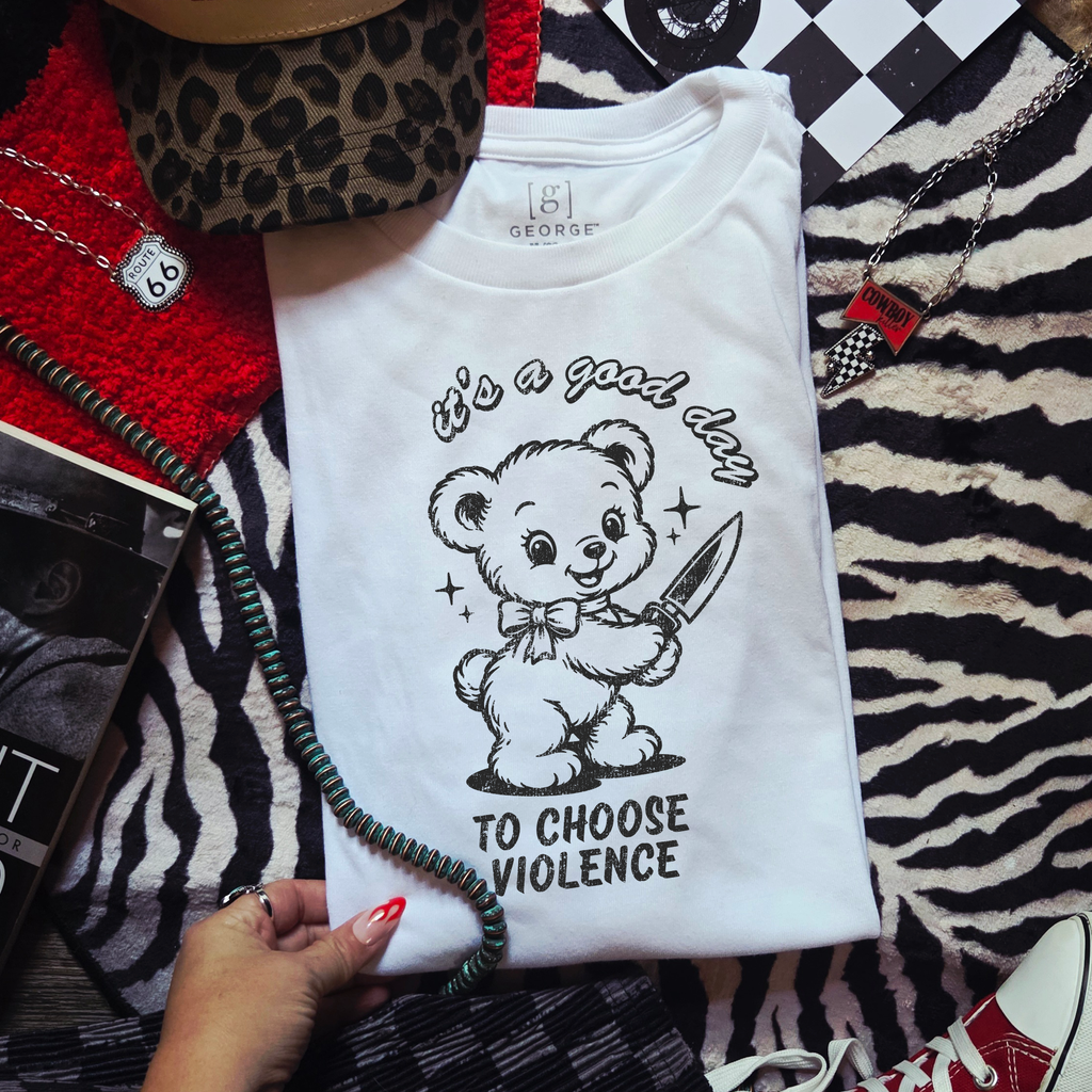CHOOSE VIOLENCE T-SHIRT