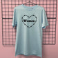 WOMEN BARBED WIRE HEART T-SHIRT