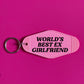 WORLDS BEST EX KEYRING