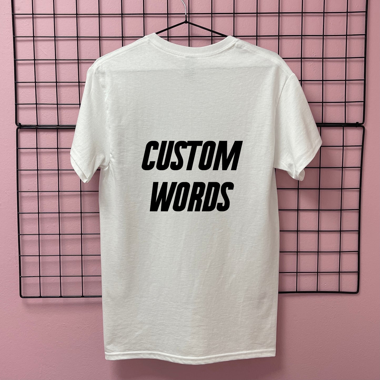 CUSTOM FRONT AND BACK T-SHIRT