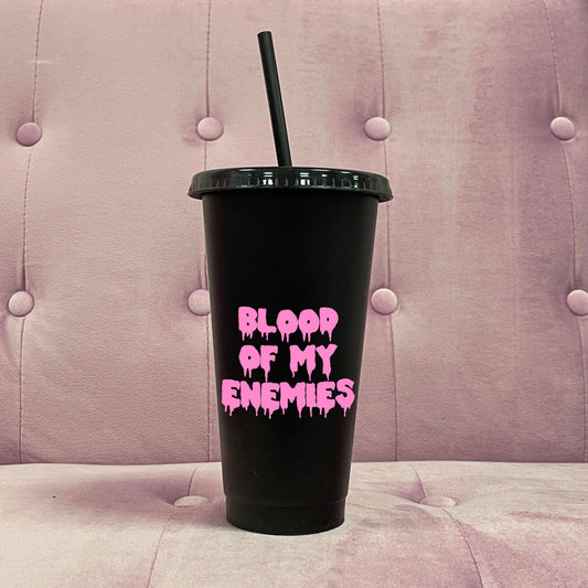 BLOOD OF MY ENEMIES COLD CUP TUMBLER