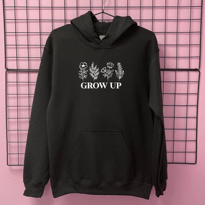 GROW UP FLOWERS HOODIE