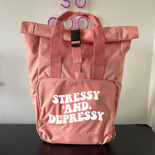 STRESSY AND DEPRESSY BACKPACK